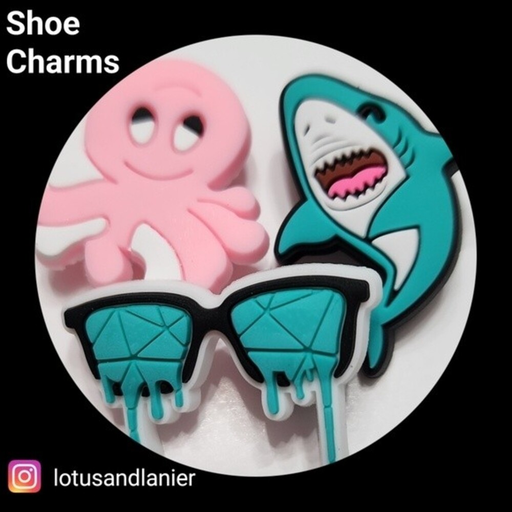 Shoe Charm "Ocean Life" Set of 3